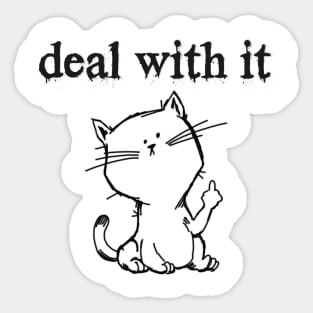 Deal With It Sticker